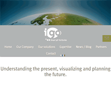 Tablet Screenshot of igo.fr